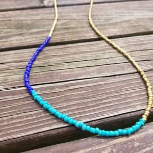 Handmade bead necklace